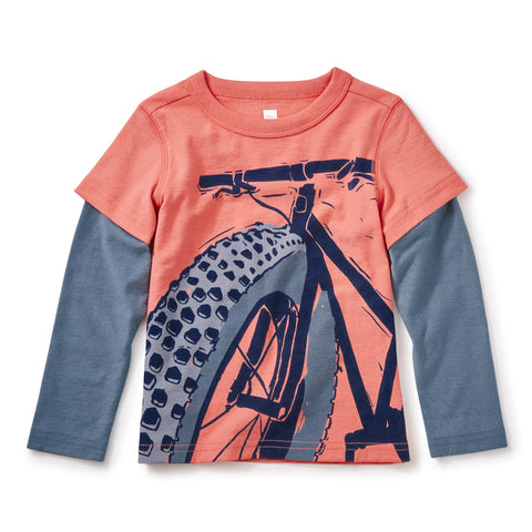 Fat Bike Graphic Tee by Tea Collection