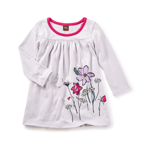 Faileas Graphic Baby Dress by Tea Collection