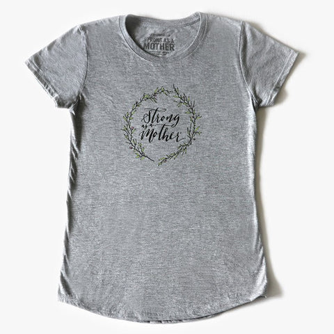 Strong as a Mother Floral T-shirt - Size XS